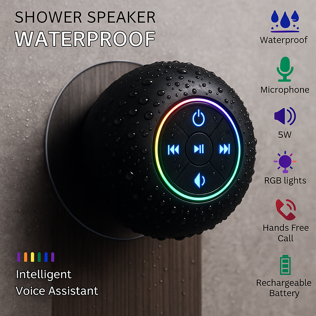 Led Waterproof Bluetooth Speaker