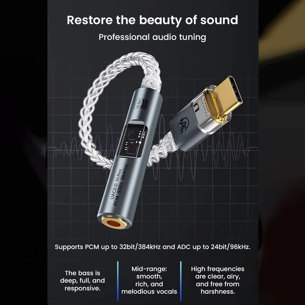 AUDIOCULAR - SPARK Hi-Res Portable DAC Dongle