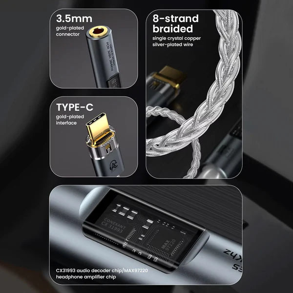 AUDIOCULAR - SPARK Hi-Res Portable DAC Dongle