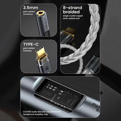 AUDIOCULAR - SPARK Hi-Res Portable DAC Dongle