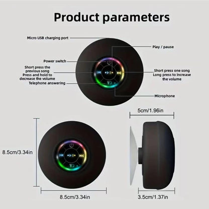 Led Waterproof Bluetooth Speaker